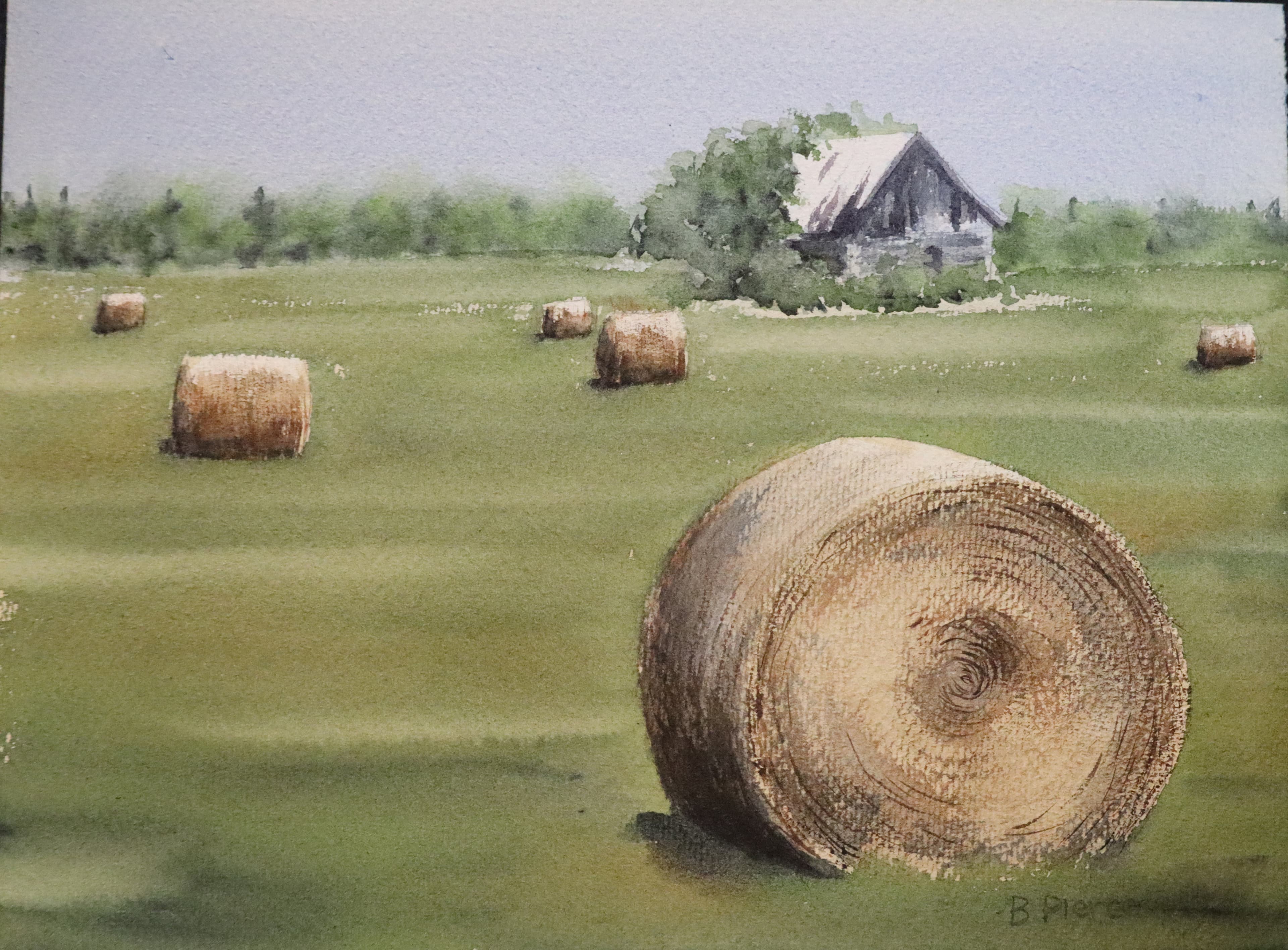 Hay bales